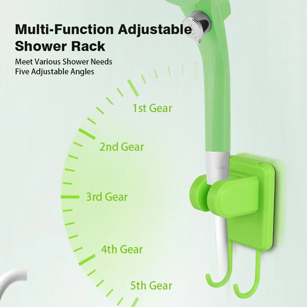 Premium Portable Camping Shower — 6000 mAh Battery + Digital Display