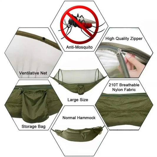 Campanion™ Outdoor Camping Hammock With Mosquito Net