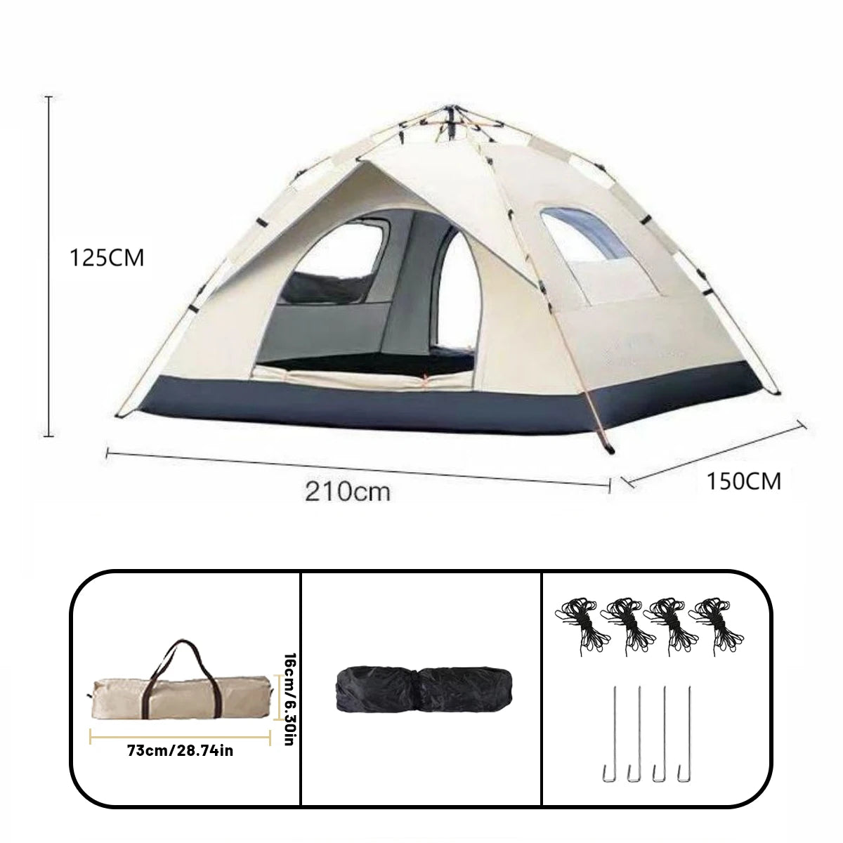 Premium Outdoor Automatic Quick-opening Tent