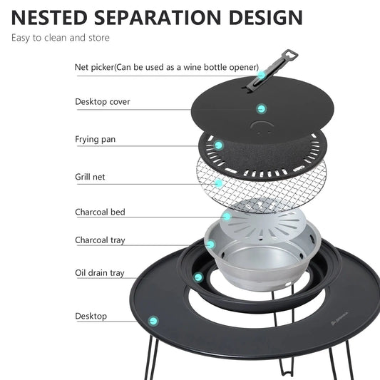 Campanion™ Folding Barbecue Round Table