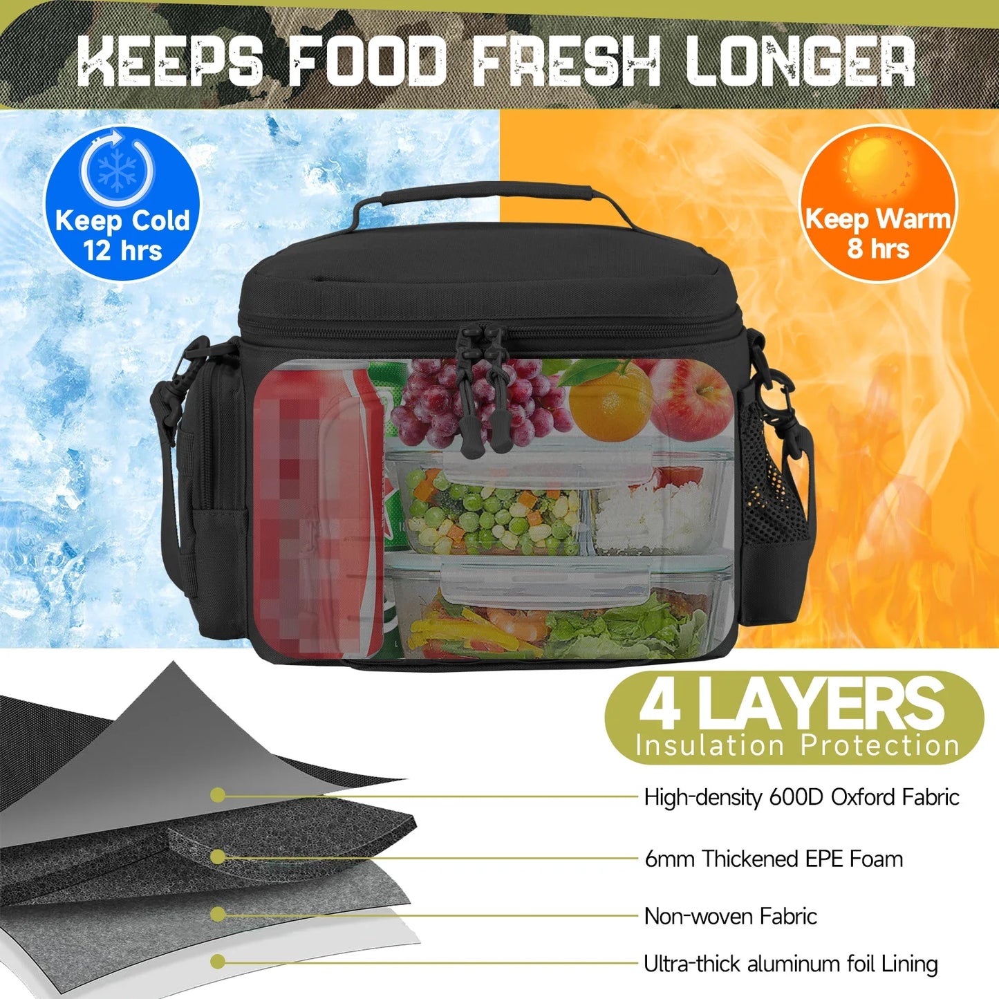 Campanion™ Tactical Thermal Cooler Outdoor Bag