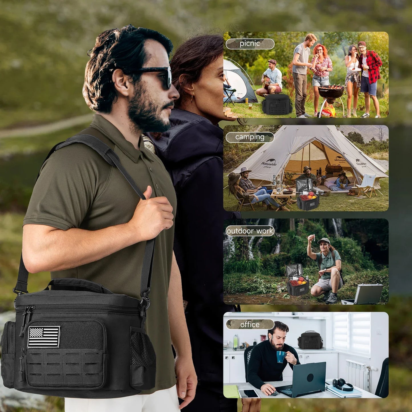 Campanion™ Tactical Thermal Cooler Outdoor Bag