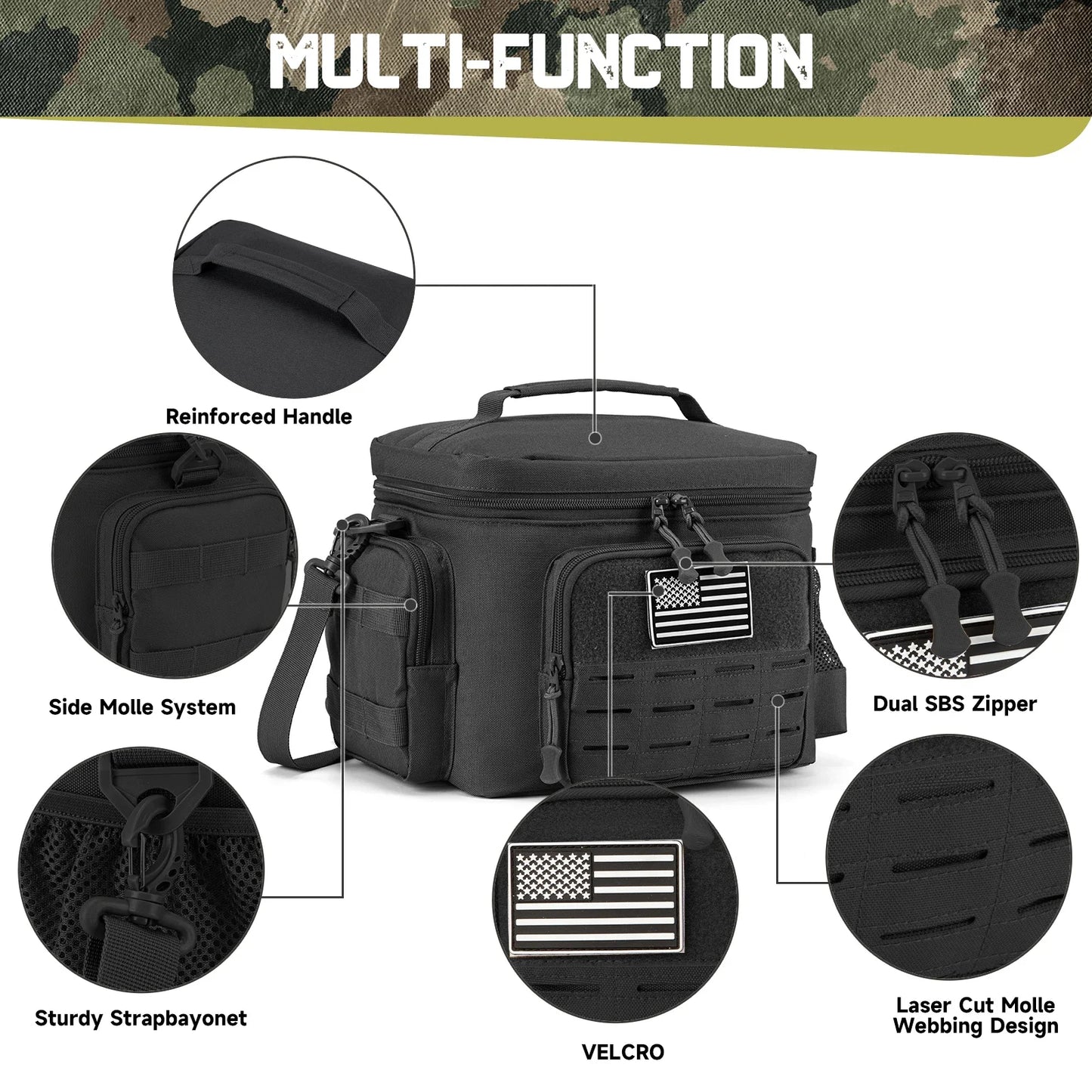 Campanion™ Tactical Thermal Cooler Outdoor Bag